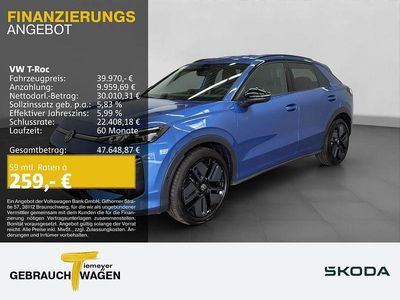 Neu VW T-Roc R-line 150 PS (110 kW) 2026 Blau SUV