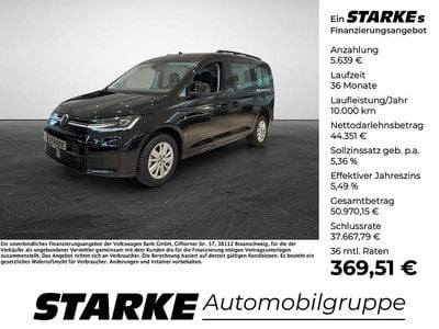 Neu VW Caddy Maxi Life 122 PS (89 kW) 2025 Schwarz Van / Kleinbus