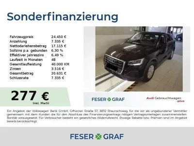Gebraucht Audi Q2 Ambiente 116 PS (85 kW) 2023 Schwarz SUV
