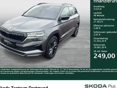 Gebraucht Skoda Karoq SportLine 150 PS (110 kW) 2024 Grau SUV