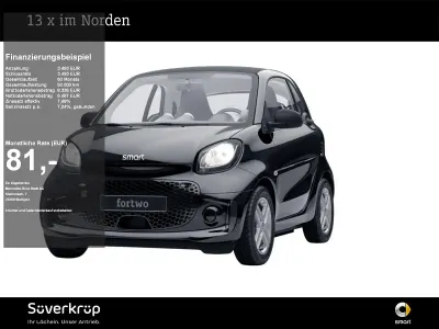 Brugt Smart ForTwo Electric Drive 60 kW (82 HK) 2021 Sort Coupe