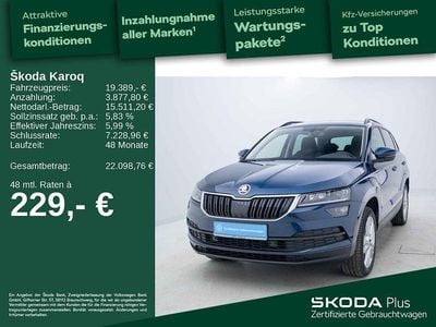 Blau Gebraucht 2022 Skoda Karoq Style SUV | 19.389 € (Guter Preis)
