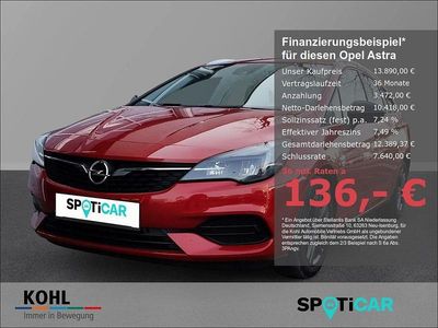 Gebraucht Opel Astra 131 PS (96 kW) 2020 Rot Kombi