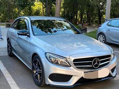 Gebraucht Mercedes C220 AMG line 170 PS (125 kW) 2016 Silber Kombi