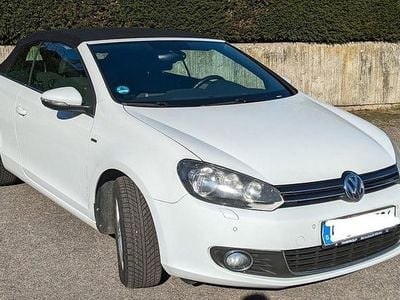 Gebraucht VW Golf Cabriolet Life 105 PS (77 kW) 2013 Weiß Cabrio