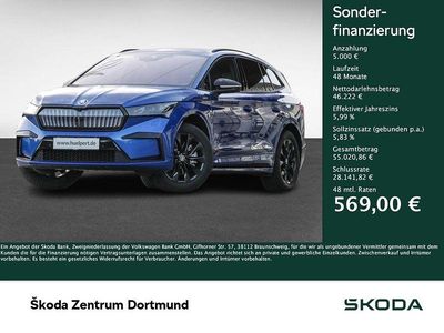 Gebraucht Skoda Enyaq iV SportLine 210 kW (286 PS) 2024 Raceblau metallic SUV