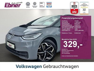 Gebraucht VW ID.3 Pro Performance 150 kW (204 PS) 2021 Mondsteingrau/schwarz Kleinwagen