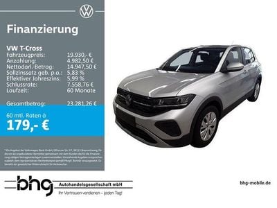 Gebraucht VW T-Cross 95 PS (69 kW) 2025 Silber SUV