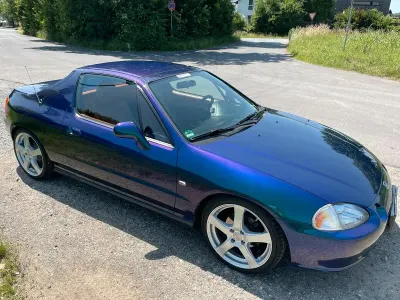 Gebraucht Honda CR-X 125 PS (91 kW) 1998 Blau Cabrio