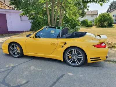 Gebraucht Porsche 911 Turbo Cabriolet 500 PS (367 kW) 2010 Gelb Cabrio