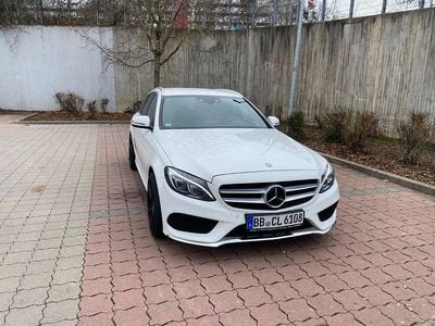 Gebraucht Mercedes C250 AMG line 204 PS (150 kW) 2016 Weiß Limousine