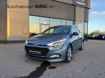 Aqua sparkling Gebraucht 2018 Hyundai i20 Passion Plus Limousine | 11.990 € (Fairer Preis)