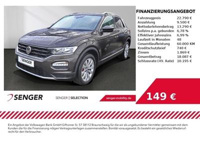 gebraucht VW T-Roc 1.5 TSi Sport DSG Navi ACC Standh. Sitzh.