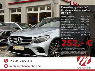 Silber Gebraucht 2016 Mercedes GLC220 AMG line SUV | 20.970 € (Fairer Preis)