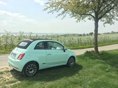 Gebraucht Fiat 500C Lounge 69 PS (50 kW) 2017 Grün Cabrio