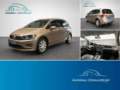 Gebraucht VW Golf Sportsvan Highline 125 PS (91 kW) 2015 Gold Van / Kleinbus