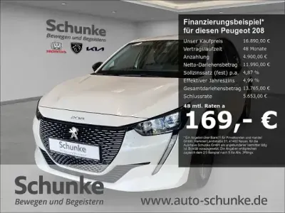 Gebraucht Peugeot e-208 Allure 100 kW (136 PS) 2022 Weiß Kleinwagen