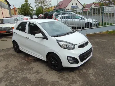 Brugt Kia Picanto Spirit 69 HK (50 kW) 2012 Hvid Hatchback