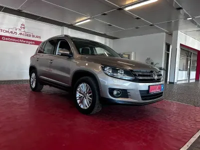 Gebraucht VW Tiguan Sportline 140 PS (102 kW) 2015 Titanium beige metallic SUV
