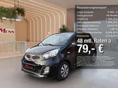 Gebraucht Kia Picanto DREAM-TEAM Edition 86 PS (63 kW) 2015 Schwarz Kleinwagen
