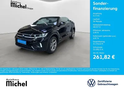 Gebraucht VW T-Roc Cabriolet R-line 150 PS (110 kW) 2024 Schwarz Cabrio