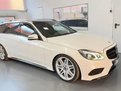 Usata Mercedes E350 AMG 258 CV (189 kW) 2014 Bianco Station wagon