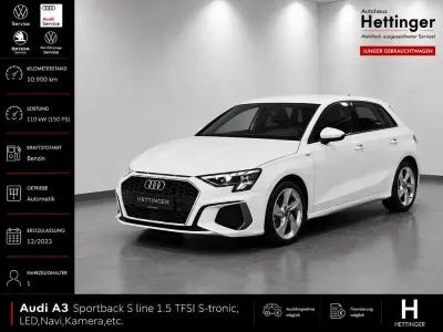 Gebraucht Audi A3 S-Line 150 PS (110 kW) 2023 Weiß Limousine