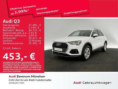 Gebraucht Audi Q3 Ambiente 245 PS (180 kW) 2022 Ibisweiß SUV
