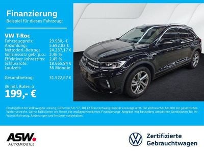 Gebraucht VW T-Roc R-line 150 PS (110 kW) 2025 Deep black perleffekt SUV