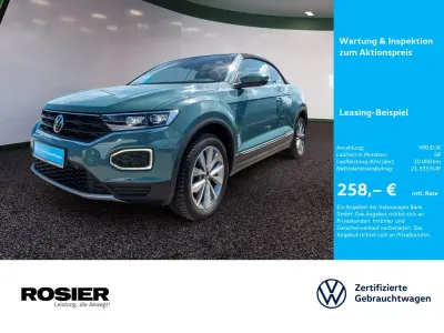 Gebraucht VW T-Roc Cabriolet Style 150 PS (110 kW) 2022 Grün Cabrio