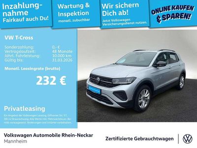 Gebraucht VW T-Cross Goal 116 PS (85 kW) 2025 Reflexsilber metallic SUV