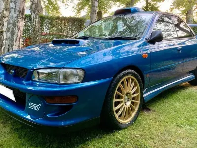 Gebraucht Subaru Impreza 280 PS (205 kW) 2000 Blau Limousine