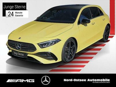 Gebraucht Mercedes A180 AMG 136 PS (100 kW) 2024 Gelb unilack sonnengelb Limousine