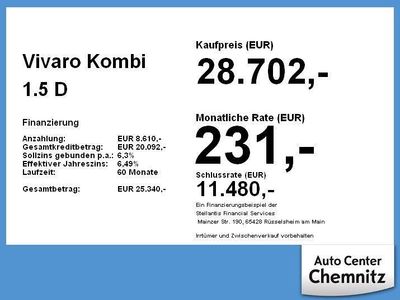 Weiß Gebraucht 2022 Opel Vivaro Van / Kleinbus | 28.702 €