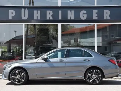 Brugt Mercedes C300e Avantgarde 211 HK (155 kW) 2020 Sølv Sedan