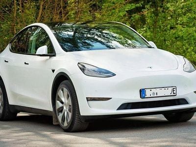 Gebraucht Tesla Model Y Long Range AWD 274 kW (373 PS) 2022 Weiß SUV