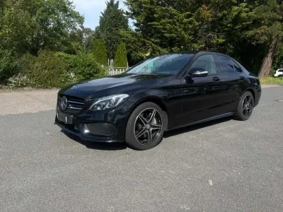 Gebraucht Mercedes C400 AMG line 333 PS (244 kW) 2015 Obsidianschwarz  metalliclack Limousine