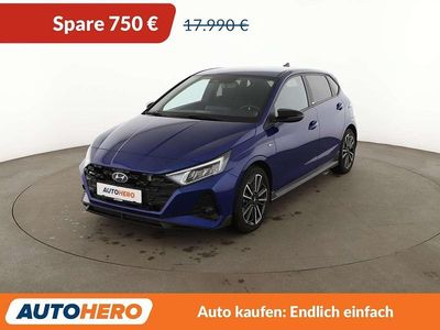 Gebraucht Hyundai i20 N Line 101 PS (74 kW) 2021 Intense blue Kleinwagen