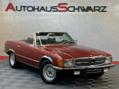 Gebraucht Mercedes SL350 201 PS (147 kW) 1971 Rot Cabrio