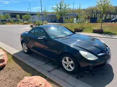 Brugt Mercedes SLK200 163 HK (119 kW) 2006 Sort Cabriolet