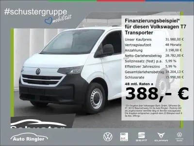 Neu VW Transporter 110 PS (80 kW) 2026 Weiss Van