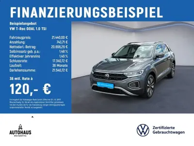 Gebraucht VW T-Roc Goal 116 PS (85 kW) 2025 Grau SUV