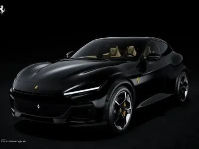Neu Ferrari Purosangue 725 PS (533 kW) 2026 Schwarz SUV