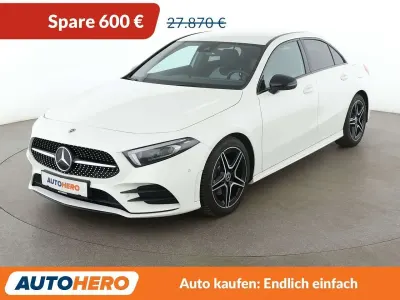 Gebraucht Mercedes A200 AMG line 163 PS (119 kW) 2021 Polarweiss Limousine