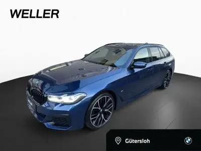 Brugt BMW 540 Shadowline 340 HK (250 kW) 2022 Blå Stationcar