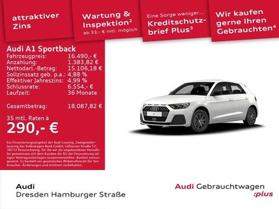 Cortinaweiß Gebraucht 2021 Audi A1 Kleinwagen | 16.490 € (Guter Preis)