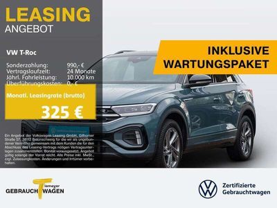 gebraucht VW T-Roc 2.0 TDI DSG R-LINE AHK KAMERA LED NAVI