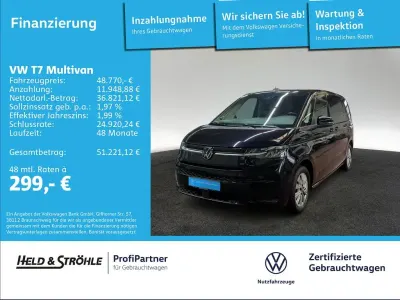 Gebraucht VW T7 Life 150 PS (110 kW) 2025 Deep black perleffekt Van