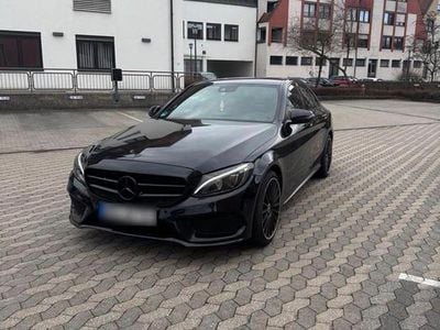 Usata Mercedes 200 AMG line 260 CV (191 kW) 2015 Nero Berlina
