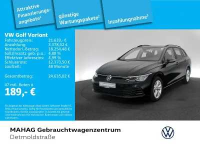 Gebraucht VW Golf VIII Life 116 PS (85 kW) 2022 Deep black perleffekt Kombi